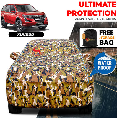 AUTOMOZEXO Car Cover For Mahindra XUV 500 (With Mirror Pockets)(Multicolor)