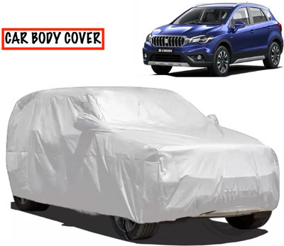 AXLOZ Car Cover For Maruti Suzuki S-Cross (With Mirror Pockets)(Silver)