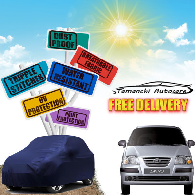 Tamanchi Autocare Car Cover For Hyundai Santro Xing(Blue)