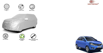 Auto Oprema Car Cover For Tata Zest (With Mirror Pockets)(Silver, For 2016, 2017, 2018, 2019, 2020, 2021, 2022 Models)