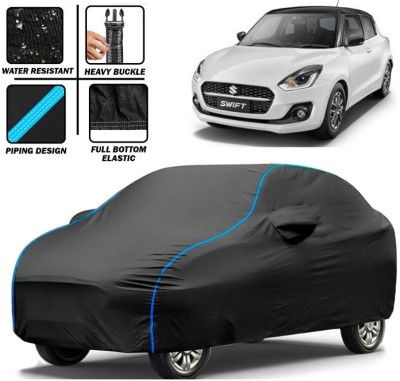 kerwa Car Cover For Maruti Suzuki Swift, Swift AMT VDI, Swift AMT VXI, Swift AMT ZXI, Swift AMT ZDI (With Mirror Pockets)(Black, For 2010, 2011, 2012, 2013, 2014, 2015, 2016, 2017, 2018, 2019, 2020, 2021, 2022, 2023, 2024 Models)