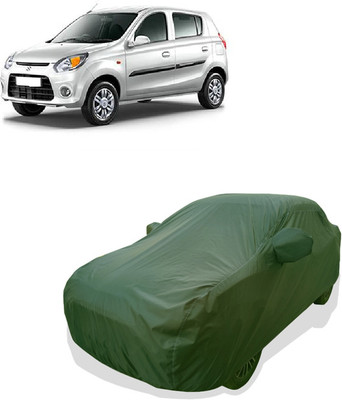 Tricway Car Cover For Maruti Suzuki Alto 800 Std Optional (With Mirror Pockets)(Green)