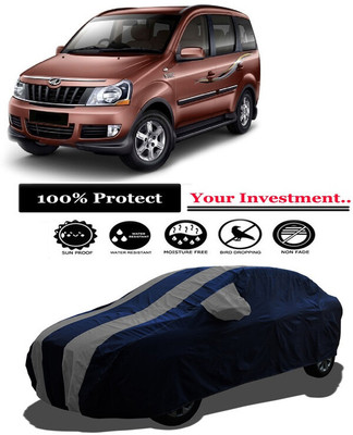 Amexride Car Cover For Mahindra Xylo (With Mirror Pockets)(Grey)