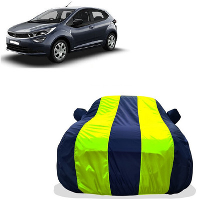 Tricway Car Cover For Tata Altroz XT Petrol (With Mirror Pockets)(Yellow)