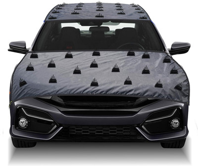 TESAN Car Cover For Jeep Compass (Without Mirror Pockets)(Grey, Black)