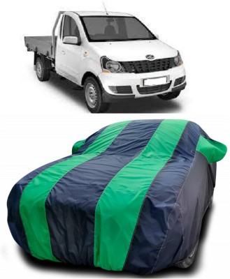 DIGGU Car Cover For Mahindra Genio 2 DR 5 SP 2.2 DT (With Mirror Pockets)(Green, Blue)