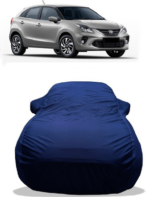 Wegather Car Cover For Toyota Glanza V CVT (With Mirror Pockets)(Blue)