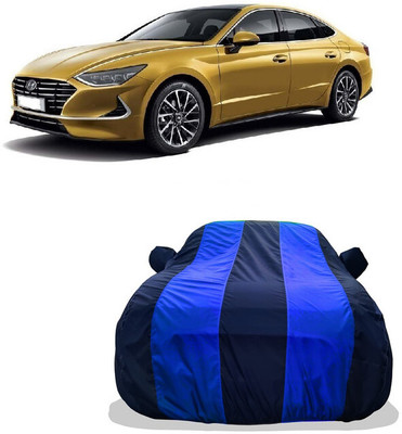 Tricway Car Cover For Hyundai Sonata Gold (With Mirror Pockets)(Multicolor)