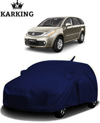 KARKING Car Cover For Tata Aria (With Mirror Pockets)(Blue)