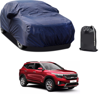 PAGORA Car Cover For Kia SELTOS (With Mirror Pockets)(Blue)