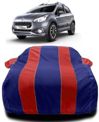 Autoprime Car Cover For Fiat Avventura Urban Cross 1.4 T-Jet Emotion Petrol (With Mirror Pockets)(Red, Blue)