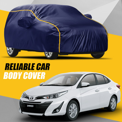 KULTEX Car Cover For Toyota Yaris (With Mirror Pockets)(Multicolor)