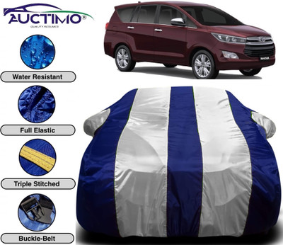AUCTIMO Car Cover For Toyota Innova Crysta (With Mirror Pockets)(Multicolor)