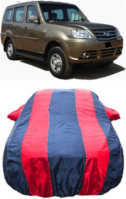 Wegather Car Cover For Tata Sumo Grande MKII EX (With Mirror Pockets)(Red)