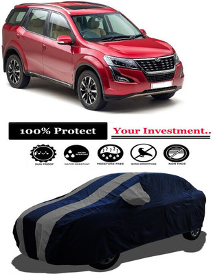 Amexride Car Cover For Mahindra XUV500 W5 Diesel (With Mirror Pockets)(Grey)