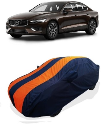 Coxtor Car Cover For Volvo S60 (With Mirror Pockets)(Orange)