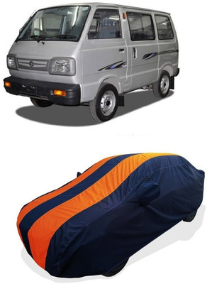 Coxtor Car Cover For Maruti Suzuki Omni (With Mirror Pockets)(Orange)
