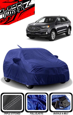 J S R Car Cover For Ford Edge SEL (With Mirror Pockets)(Blue)