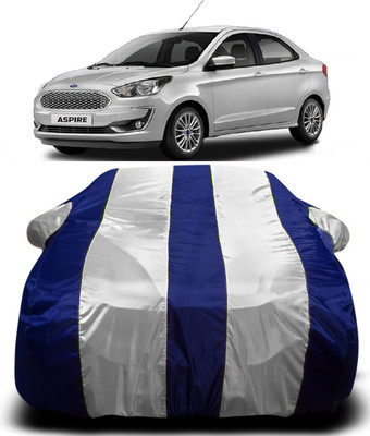 AXLOZ Car Cover For Ford Aspire (With Mirror Pockets)(Multicolor)