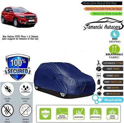 Tamanchi Autocare Car Cover For Kia Seltos HTK Plus 1.5 Diesel(Blue)