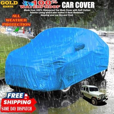 GOLDKARTZ Car Cover For Mahindra Marshal(Blue)