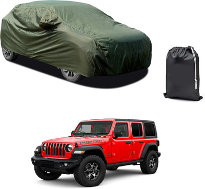 PAGORA Car Cover For Jeep Wrangler (With Mirror Pockets)(Green)