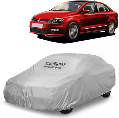 Kingsway Car Cover For Volkswagen Vento (Without Mirror Pockets)(Silver, For 2017, 2018, 2019, 2020, 2021 Models)
