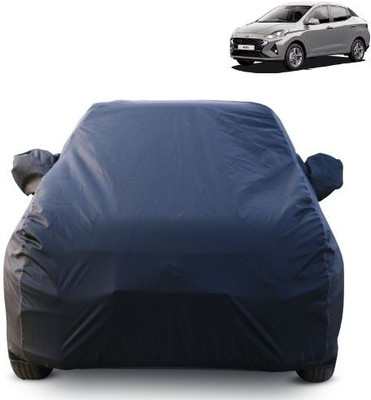 BOTAUTO Car Cover For Hyundai Venue (With Mirror Pockets)(Blue)