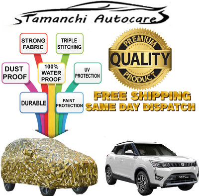Tamanchi Autocare Car Cover For Mahindra XUV 300 (With Mirror Pockets)(Multicolor)