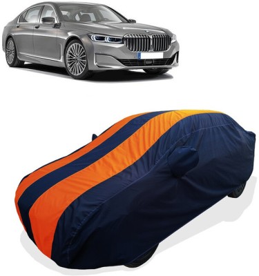 Coxtor Car Cover For BMW 7 Series (With Mirror Pockets)(Orange)