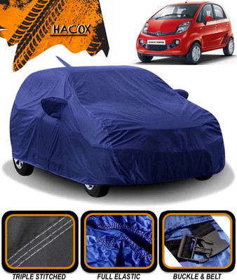HACOX Car Cover For Tata Nano (With Mirror Pockets)(Blue)