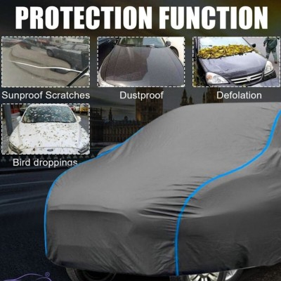 BOTAUTO Car Cover For Maruti Suzuki Ciaz, Ciaz AT ZXi, Universal For Car (With Mirror Pockets)(Grey, For 2011, 2012, 2013, 2014, 2015, 2016, 2017, 2018, 2019, 2020, 2021, 2022, 2023 Models)
