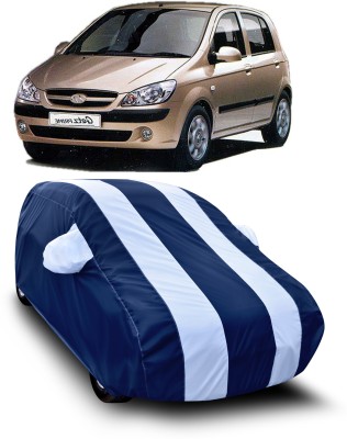 zawr Car Cover For Hyundai Getz Prime (With Mirror Pockets)(White)