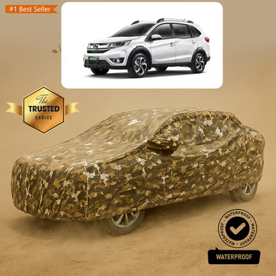 CODOKI Car Cover For Honda BRV (With Mirror Pockets)(Yellow, White)