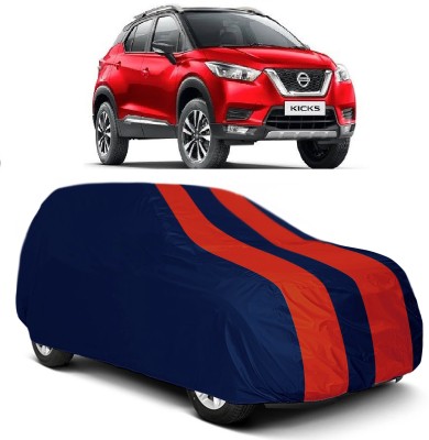 MoTRoX Car Cover For Nissan Kicks (Without Mirror Pockets)(Red, Blue)
