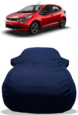 Wegather Car Cover For Tata Altroz XZ Diesel (With Mirror Pockets)(Blue)