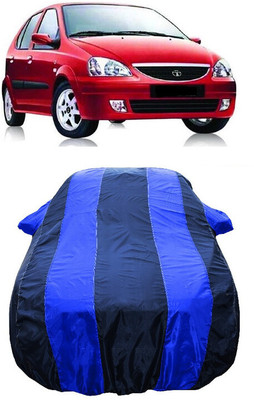 Wegather Car Cover For Tata Indica V2 (With Mirror Pockets)(Blue)