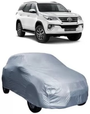 AutoRetail Car Cover For Toyota Fortuner (Without Mirror Pockets)(Silver, For 2009 Models)