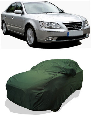 Coxtor Car Cover For Hyundai Sonata Embera (With Mirror Pockets)(Green)
