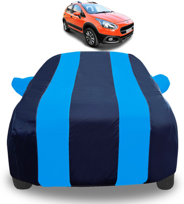 Auto Hub Car Cover For Fiat Avventura (With Mirror Pockets)(Blue)