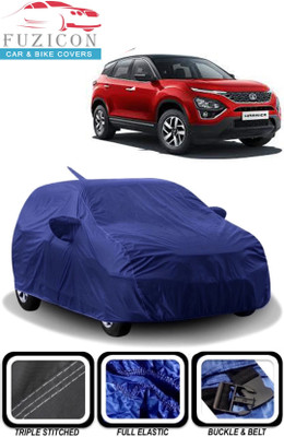 FUZICON Car Cover For Tata Harrier (With Mirror Pockets)(Blue)