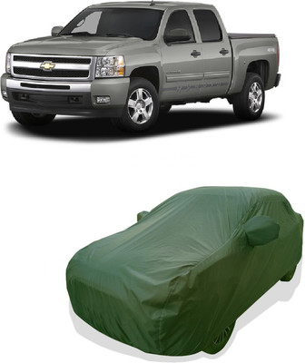 Tricway Car Cover For Chevrolet Silverado 5.7L (With Mirror Pockets)(Green)