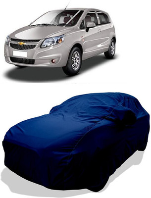 Coxtor Car Cover For Chevrolet Uva Split (With Mirror Pockets)(Blue)