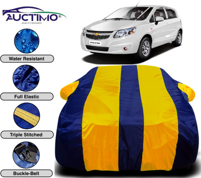 AUCTIMO Car Cover For Chevrolet Sail UVA (With Mirror Pockets)(Multicolor)