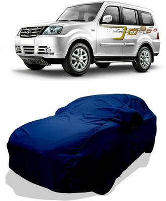 Coxtor Car Cover For Tata Sumo Grande MKII Turbo 2.0 EX (With Mirror Pockets)(Blue)