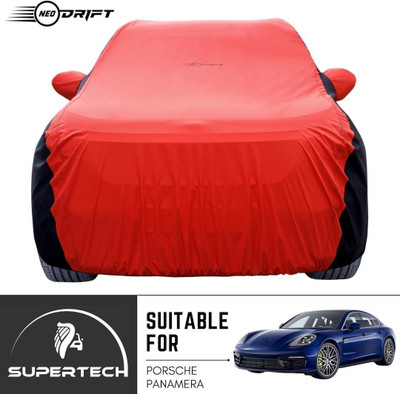 Neodrift Car Cover For Porsche Panamera (With Mirror Pockets)(Red, Black)