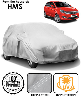HMS Car Cover For Tata Bolt (With Mirror Pockets)(Silver)