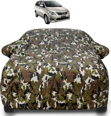 Auto Hub Car Cover For Toyota Innova (With Mirror Pockets)(Brown)