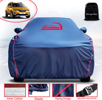 AUTOCOZEN WATERPROOF Car Cover For Renault Triber (With Mirror Pockets)(Blue)