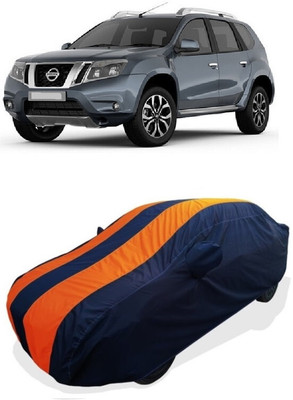 Coxtor Car Cover For Nissan Terrano XL (With Mirror Pockets)(Orange)